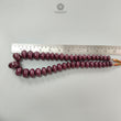 Ruby Gemstone Rondelle Necklace : 2239.90cts Natural Untreated Red Ruby Plain 15mm-29mm 20"