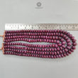 Red Ruby Beads Necklace: 3171.75cts Natural Untreated Unheated Ruby Plain Rondelle Beads Multi Strand 18" - 23" 10mm - 16mm Necklace