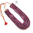 Red Ruby Beads Necklace: 3171.75cts Natural Untreated Unheated Ruby Plain Rondelle Beads Multi Strand 18" - 23" 10mm - 16mm Necklace