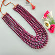 Red Ruby Beads Necklace: 3171.75cts Natural Untreated Unheated Ruby Plain Rondelle Beads Multi Strand 18" - 23" 10mm - 16mm Necklace