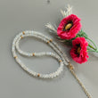 Rainbow Moonstone Gemstone Beads Necklace: 22.85gms Natural Moonstone Plain Rondelle Brass Necklace 19" Necklace June Birthstone