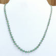 Quartz & Ruby Beads Necklace : 8.5gms 925 Sterling Silver Ruby Green Quartz Briolette Faceted Cushion Necklace 19"