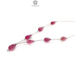 Rubellite Tourmaline Gemstone Loose Beads : 12.60cts Natural Untreated Tourmaline Plain Teardrops Nuggets 7mm - 10mm