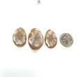 Multi Sapphire Gemstone Normal Cut Trapiche : 107.70cts Natural Untreated Raspberry Sheen Sapphire Egg Shape 31*21mm - 34*24.5mm 3pcs