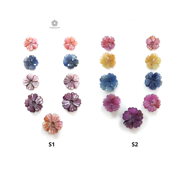 Multi Sapphire Flower