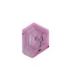 Rosemary Sheen SAPPHIRE Gemstone Flat Slices : Natural Untreated Unheated Pink Sapphire Hexagon Shape 1pc