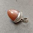 Brown Moonstone Gemstone 925 Sterling Silver Pendant : 14.26gms Fashion XL Size Bullet Pendant With Normal Loop 1.25" Gift For Her