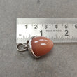 Brown Moonstone Gemstone 925 Sterling Silver Pendant : 14.26gms Fashion XL Size Bullet Pendant With Normal Loop 1.25" Gift For Her