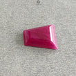 Ruby Gemstone Step Cut : 12.30cts Natural Untreated Unheated Red Ruby Trapezium Shape 17*13mm 1pc