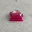 Ruby Gemstone Step Cut : 15.60cts Natural Untreated Unheated Red Ruby Uneven Shape 21*16mm 1pc