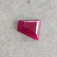 Ruby Gemstone Step Cut :23.30cts Natural Untreated Unheated Red Ruby Trapezium Shape 19*18mm 1pc