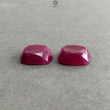 Ruby Gemstone Step Cut : 19.00cts Natural Untreated Unheated Red Ruby Cushion Shape 13*4mm Pair