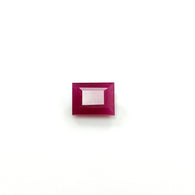 Ruby Gemstone Normal Cut : 5.20cts Natural Untreated Unheated Red Ruby Baguette Shape 11*9mm 1pc