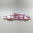 Rosemary Sheen Sapphire Gemstone Flat Slices : Natural Untreated Unheated Pink Sapphire Hexagon Shape 17pcs , 31pcs Lots