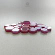 Rosemary Sheen Sapphire Gemstone Flat Slices : Natural Untreated Unheated Pink Sapphire Hexagon Shape 7pcs , 19pcs Lots