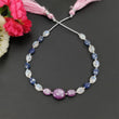 Star Ruby, Sapphire, Rainbow Moonstone Gemstone Loose Beads: 31.30cts Natural Untreated Oval Faceted Beads 7*5mm- 11.5*10mm 7"