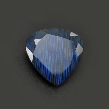 Rainbow Flashing LABRADORITE Gemstone Normal Cut : 25.45cts Natural Untreated Blue Labradorite Heart Shape 24*25mm