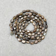 Golden Brown Chocolate Sapphire Gemstone Cabochon Loose Beads : 91.95cts Natural Unheated Oval Plain Nuggets 5*4mm - 7*5mm 22.75"
