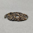 Golden Brown Chocolate Sapphire Gemstone Cabochon Loose Beads : 91.95cts Natural Unheated Oval Plain Nuggets 5*4mm - 7*5mm 22.75"