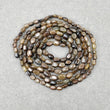 Golden Brown Chocolate Sapphire Gemstone Cabochon Loose Beads : 115.55cts Natural Unheated Oval Plain Nuggets 4*3mm - 6*5mm 33"