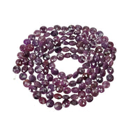 RUBY Gemstone Rose Cut Loose Beads : 156.35cts Natural Untreated Unheated Ruby Round Shape Faceted Beads 6mm 30.75