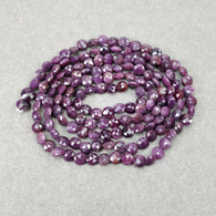 RUBY Gemstone Rose Cut Loose Beads : 187.75cts Natural Untreated Unheated Ruby Round Shape Faceted Beads 6mm - 7mm 35.25
