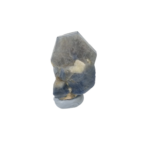 BLUE SAPPHIRE Gemstone Crystal : 222.75cts Natural Unheated Sapphire Corundum Rough Specimen 35*25mm