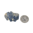 BLUE SAPPHIRE Gemstone Crystal : 222.75cts Natural Unheated Sapphire Corundum Rough Specimen 35*25mm