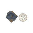 RECORD KEEPER Blue SAPPHIRE Gemstone Crystal : 144.65cts Natural Unheated Triangle Formative Sapphire Rough Specimen 31*25mm