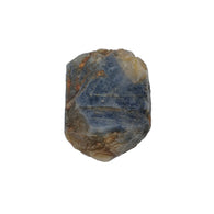 RECORD KEEPER Blue SAPPHIRE Gemstone Crystal : 149.15cts Natural Unheated Triangle Formative Sapphire Rough Specimen 39*28mm