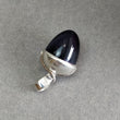 925 Sterling Silver With Rhinestone Pendant : 15.50gms(Approx) Fashion XL Size Bullet Pendant 1.5" Gift For Her
