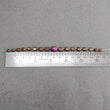 Chocolate Sapphire & Star Ruby Gemstone Cabochon Loose Beads : 44.40cts Natural Untreated Oval Shape Beads 6*5mm - 11.5*9.5mm 6.25"