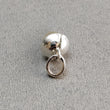 925 Sterling Silver Golden Rutile Pendant : Fashion Regular Size Bullet Pendant With Normal Loop Gift For Her