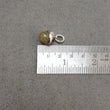 925 स्टर्लिंग सिल्वर गोल्डन रूटाइल पेंडेंट: फैशन रेगुलर साइज़ बुलेट पेंडेंट सामान्य लूप के साथ उसके लिए उपहार
