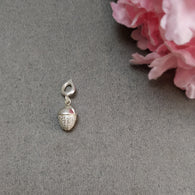 CUBIC ZIRCONIA With 925 Sterling Silver Pendant : 5.00gms(Approx) Fashion Mini Regular Bullet Pendant Normal & Leaf Loop 1