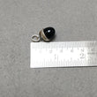 ब्लैक ओनिक्स रत्न 925 स्टर्लिंग सिल्वर पेंडेंट: 4.20 ग्राम प्राकृतिक ओनिक्स नियमित आकार बुलेट पेंडेंट सामान्य लूप के साथ 1" उसके लिए उपहार