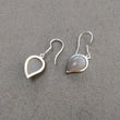 Gray Onyx Gemstone Earring : 4.71gms Natural Onyx With 925 Sterling Silver Drop Dangle Bezel Set Hook Earrings 1.5"