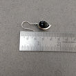 Black Onyx Gemstone Jewelry Set : 925 Sterling Silver Natural Onyx Leaf Shape Cabochon Bezel Set Earrings Pendant Jewelry Set