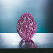 RUBY Gemstone Carving : 33.00cts Natural Untreated Unheated Red Ruby Floral Hand Carved Uneven Shape 36*26mm