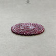 RUBY Gemstone Carving : 111.60cts Natural Untreated Unheated Red Ruby Hand Carved Round Shape 53mm