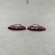 RUBY Gemstone Carving : 40.00cts Natural Untreated Unheated Red Ruby Hand Carved Uneven Shape 20*22mm Pair