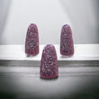 RUBY Gemstone Carving : 57.00cts Natural Untreated Unheated Red Ruby Hand Carved Uneven Shape 26*11mm - 28*15mm 3pcs