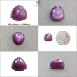 RUBY Gemstone Step Cut : Natural Untreated Unheated Raspberry Sheen Ruby Round Oval Triangle Shape