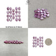 Sapphire Gemstone Normal Cut : Natural Untreated Unheated Raspberry Sheen Pink Sapphire Oval Shape Lot