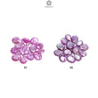 Sapphire Gemstone Normal Cut : Natural Untreated Unheated Raspberry Sheen Pink Sapphire Uneven Egg Shape Lot