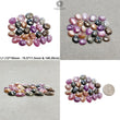 Multi Sapphire Gemstone Rose Cut : Natural Untreated Unheated Sapphire Multi Color Egg Shape Lot