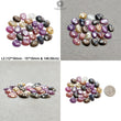 Multi Sapphire Gemstone Rose Cut : Natural Untreated Unheated Sapphire Multi Color Egg Shape Lot