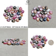 Multi Sapphire Gemstone Rose Cut : Natural Untreated Unheated Sapphire Multi Color Egg Shape Lot