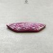 RUBY Gemstone Carving : 61.20cts Natural Untreated Unheated Red Ruby Hand Carved Uneven Shape 26*46mm