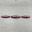 RUBY Gemstone Carving : 86.55cts Natural Untreated Unheated Red Ruby Hand Carved Marquise Shape 31*19mm - 35*21mm 3pcs